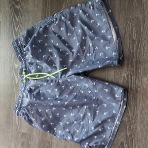 Old Navy Palm Tree Swim Trunks Size S
